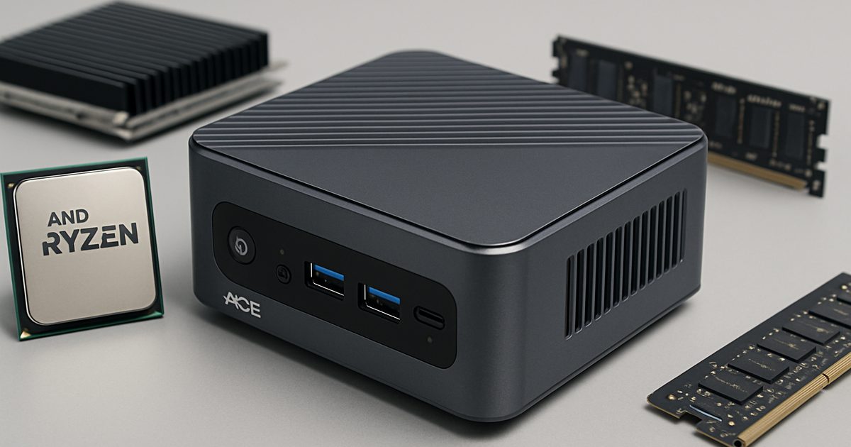 AceMagic Anuncia Promoção de Mini PCs com Processadores AMD Ryzen