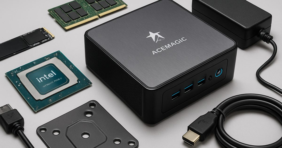 AceMagic Kron Mini K5: Compacto e Poderoso com Intel Wildcat Lake