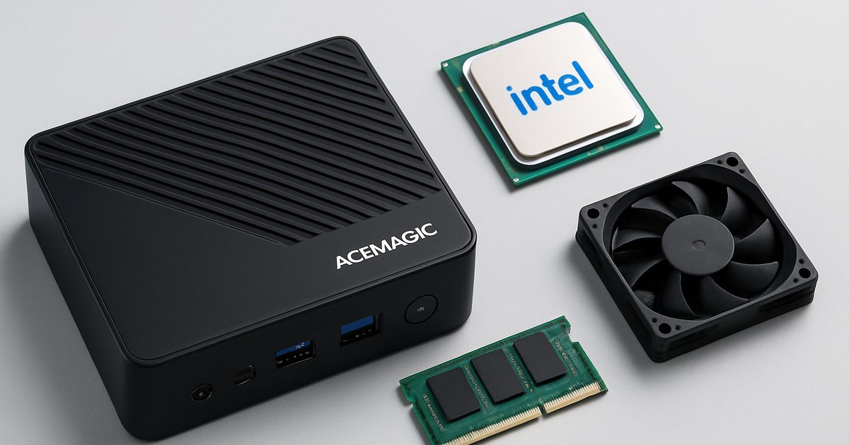 AceMagic lança Kron Mini K5 com processador Intel Wildcat Lake