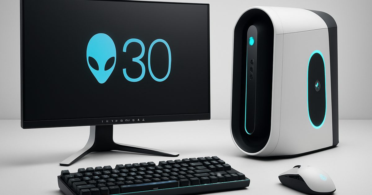 Alienware lança monitores incríveis em comemoração aos 30 anos