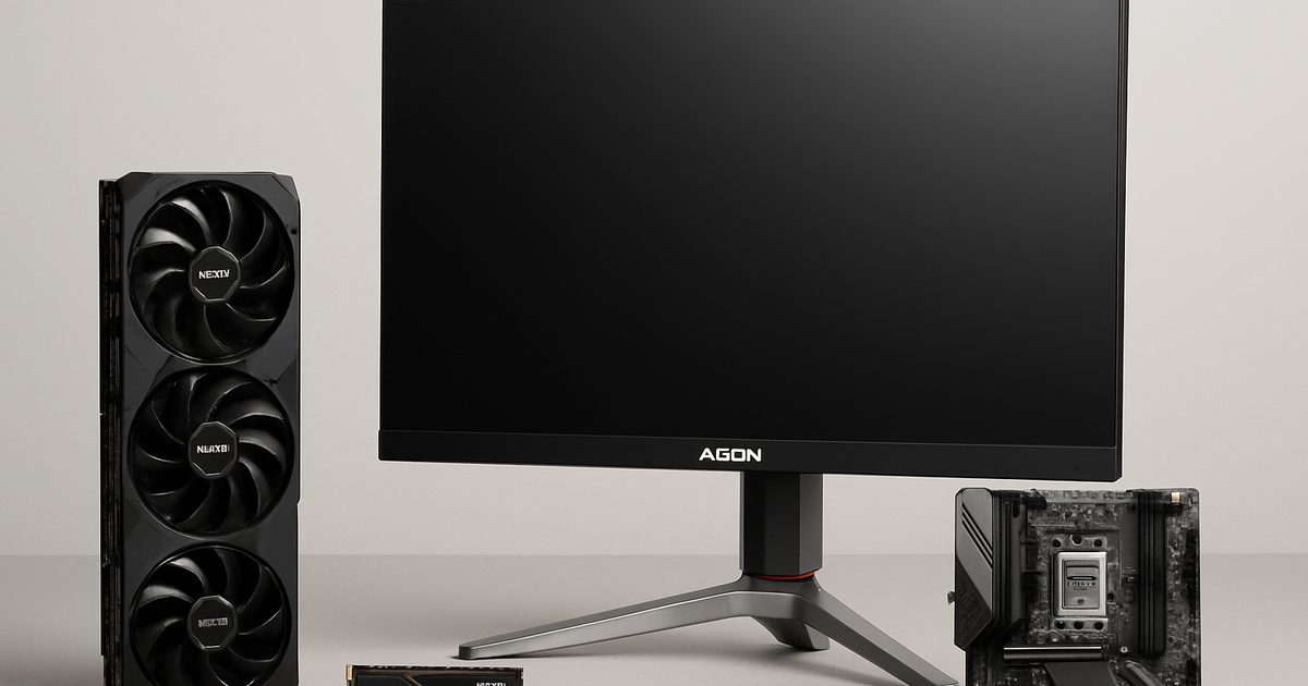 AOC Lança Monitor Gamer AGON AGP277KXM: 5K a 180 Hz e QHD a 360 Hz