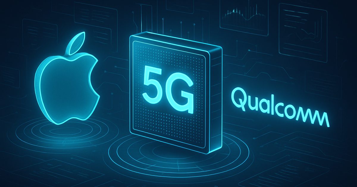 Apple e Qualcomm Renovam Parceria para Modems 5G