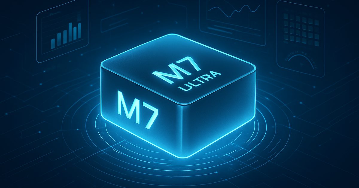 Apple Revela Chip M7 Ultra com Até 1,5 TB de Memória Unificada