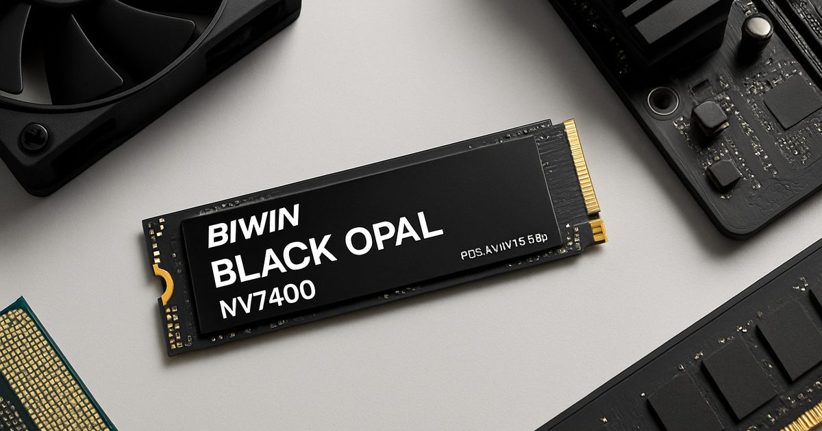 Aproveite o SSD Biwin Black Opal NV7400 com Desconto Exclusivo