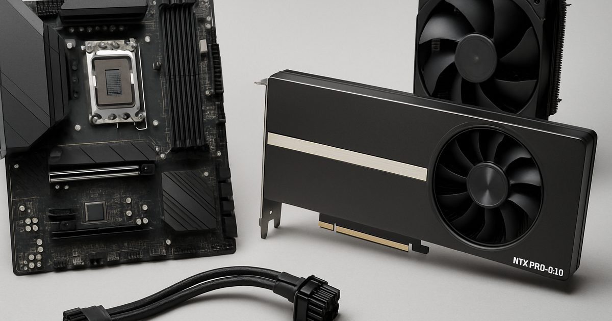 ASRock enfrenta problemas com conector em setup RTX PRO 6000