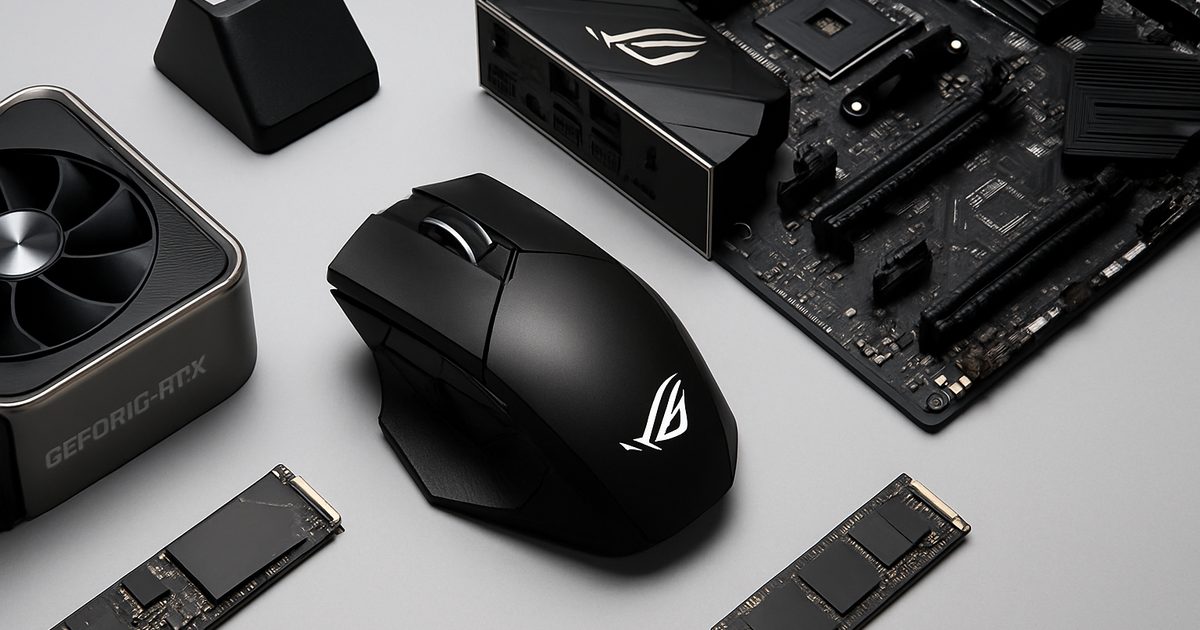 ASUS lança Mouse Gamer ROG Spatha X 65K com Sensor Avançado