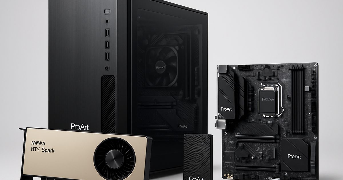 ASUS revela PCs ProArt com NVIDIA RTX Spark na Computex 2026