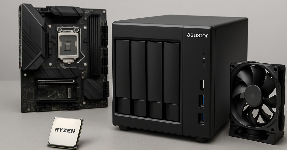 Asustor Apresenta NAS com Ryzen na Computex 2026