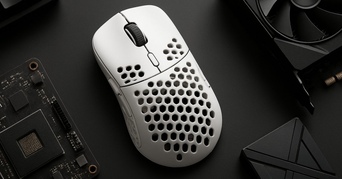 ATK Lança Blazing Sky Phantom: Mouse Gamer Sem Fio de 44g