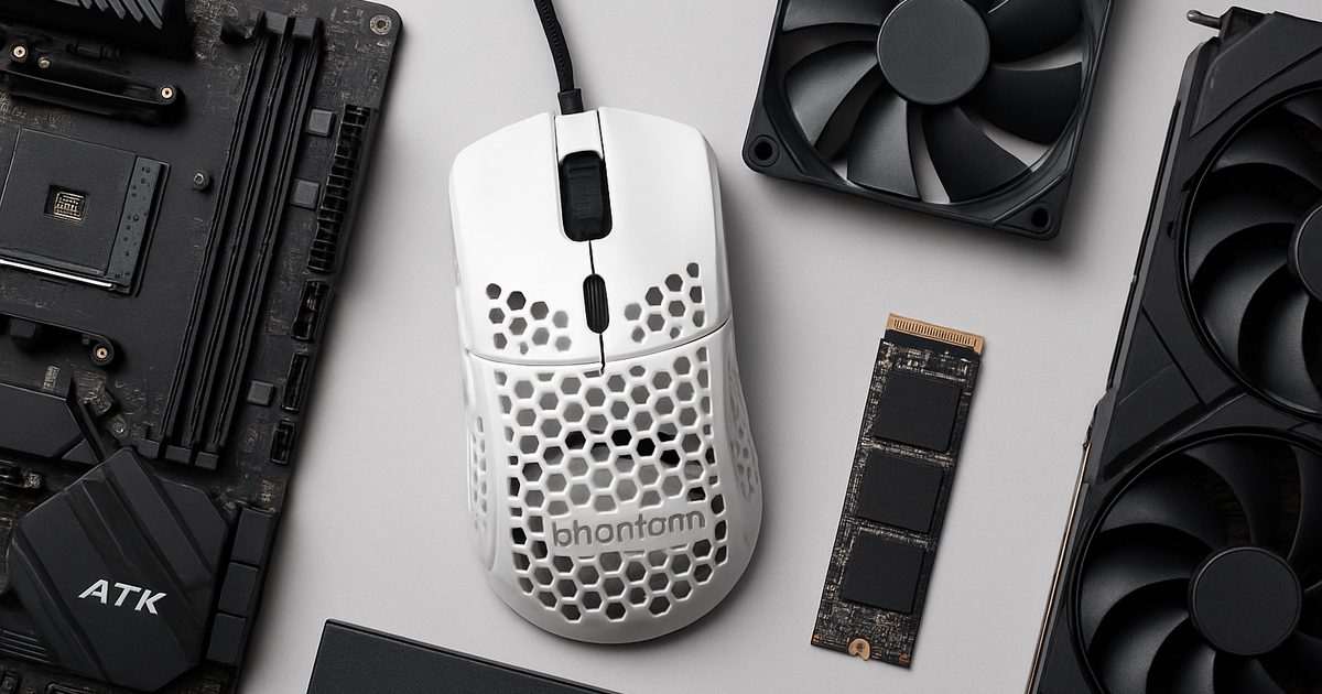 ATK lança mouse Blazing Sky Phantom: leve e potente!