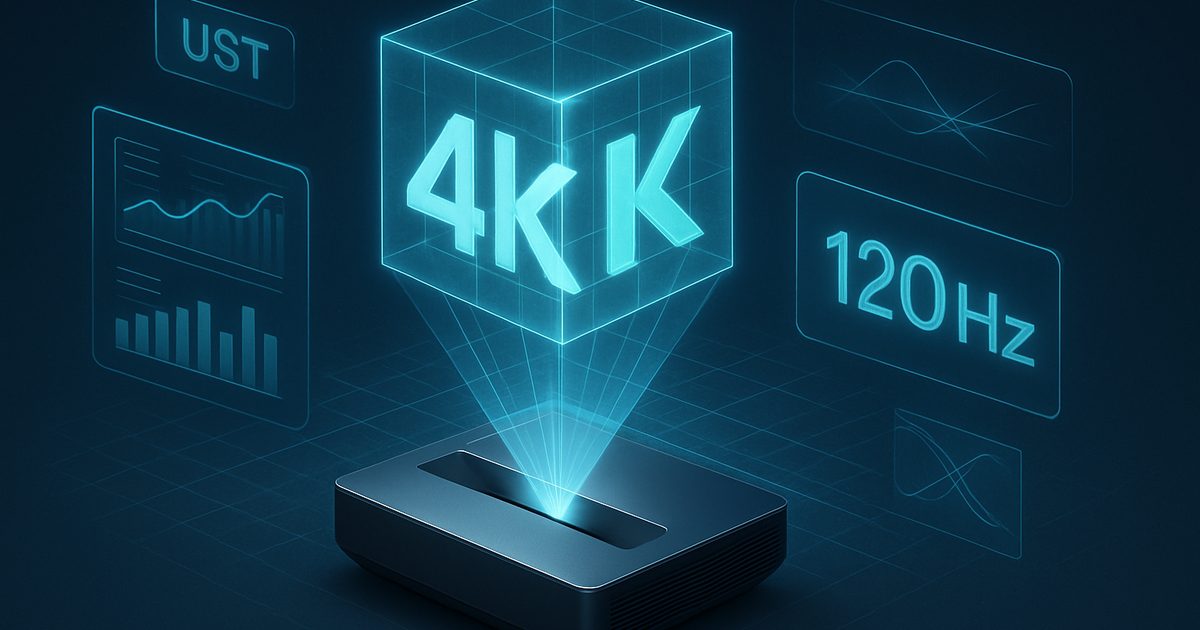 AWOL Vision Lança Primeiro Projetor UST 4K 120 Hz com Shift Óptico