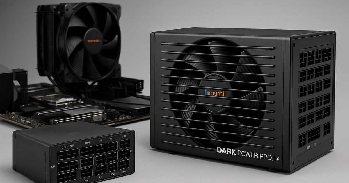 be quiet! lança fontes Dark Power Pro 14 IO de até 1600W