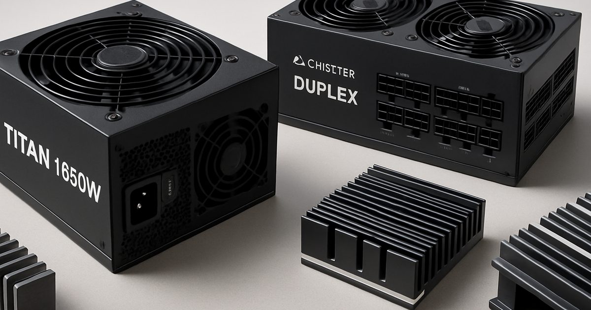 Chieftec Revela Novas Fontes Titan 1650W e Duplex na IFA 2026