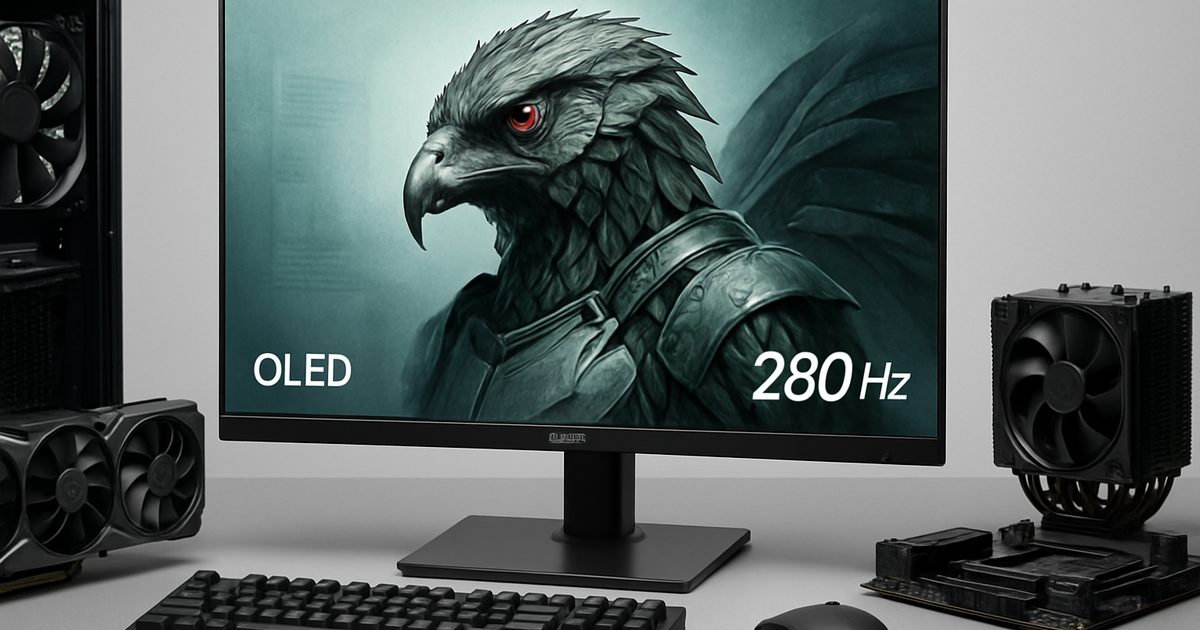 Conheça o iiyama G-Master Titan Falcon: Monitor OLED de 280 Hz
