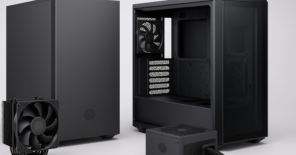 Cooler Master revela novos gabinetes silenciosos e econômicos