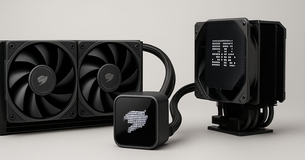 Cougar revela coolers com displays de matriz de pontos na Computex