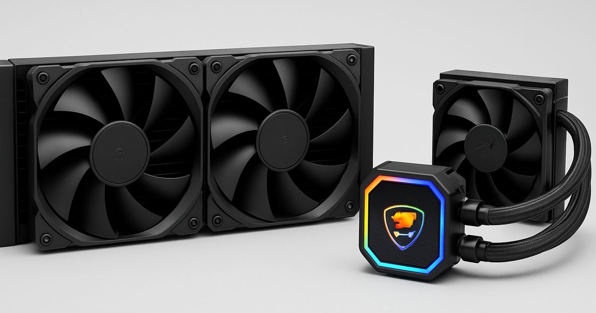 Cougar revela novos coolers líquidos AIO na Computex 2026