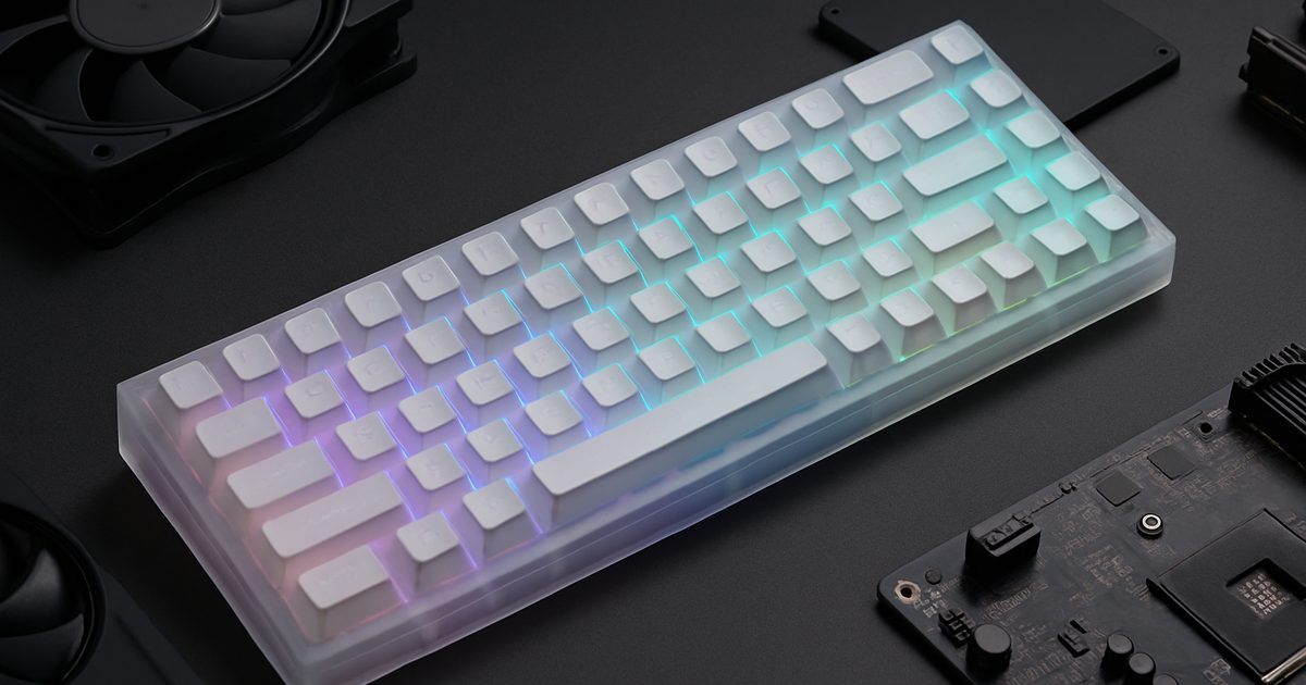 Epomaker Apresenta Teclado Gamer HE65 V2 TMR com Design Translucente