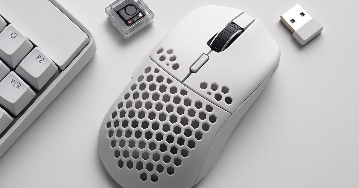 Everglide revela mouse gamer sem fio de 49g com switches magnéticos