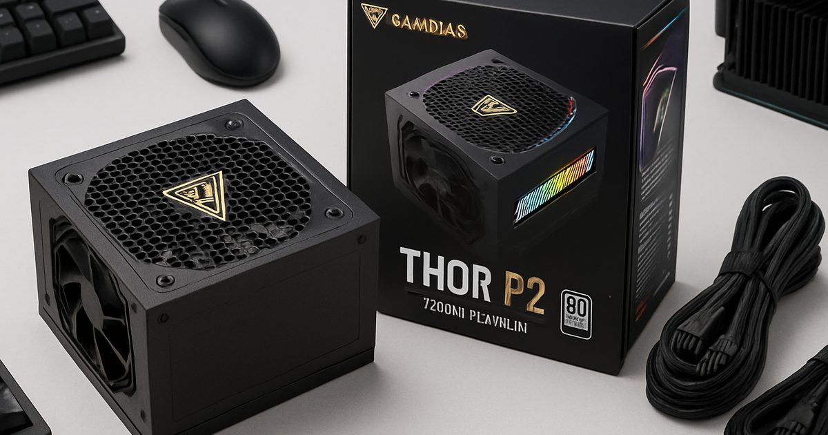GAMDIAS lança fontes THOR P2 para gamers exigentes