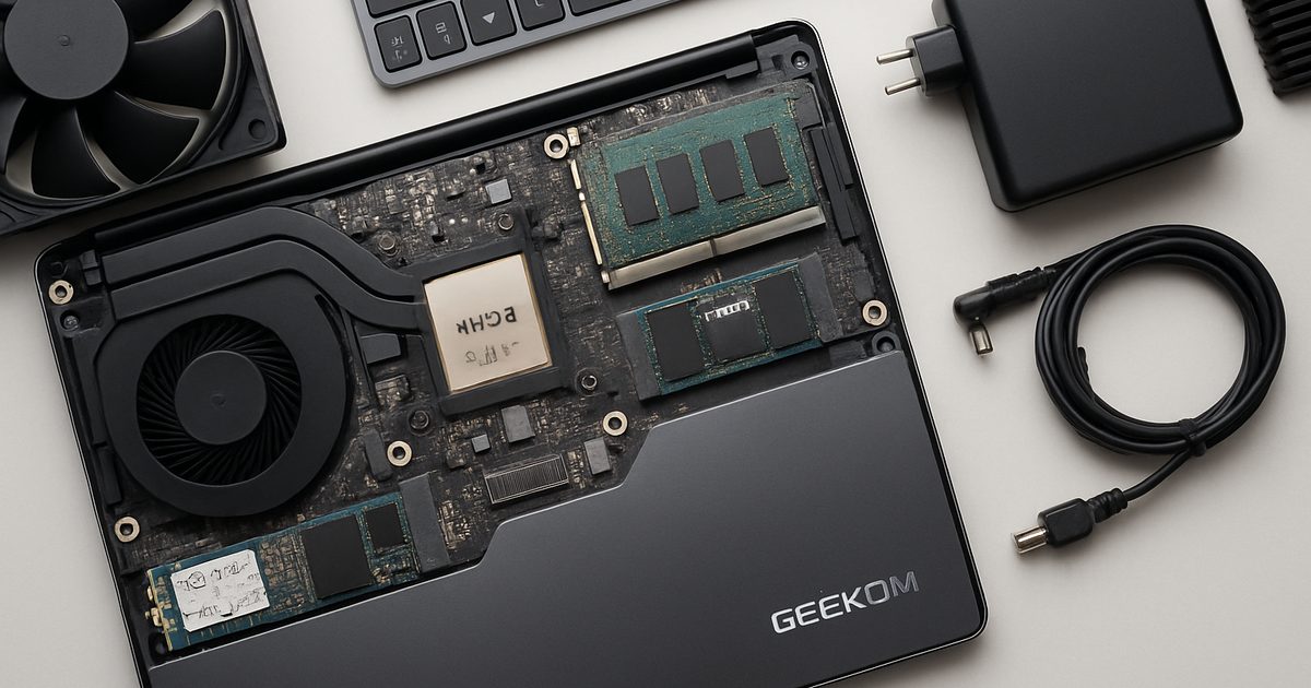 GEEKOM GeekBook X16 Pro: Potência com AMD 'Gorgon Point'
