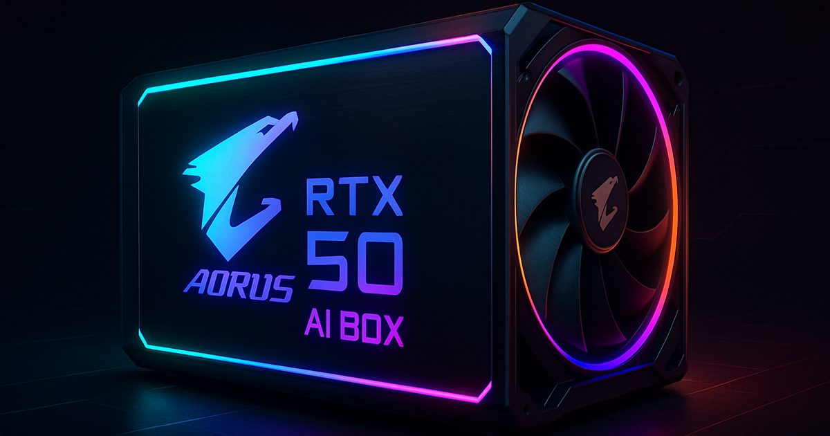 Gigabyte AORUS RTX 50 AI BOX: Poder de Desktop no Seu Laptop