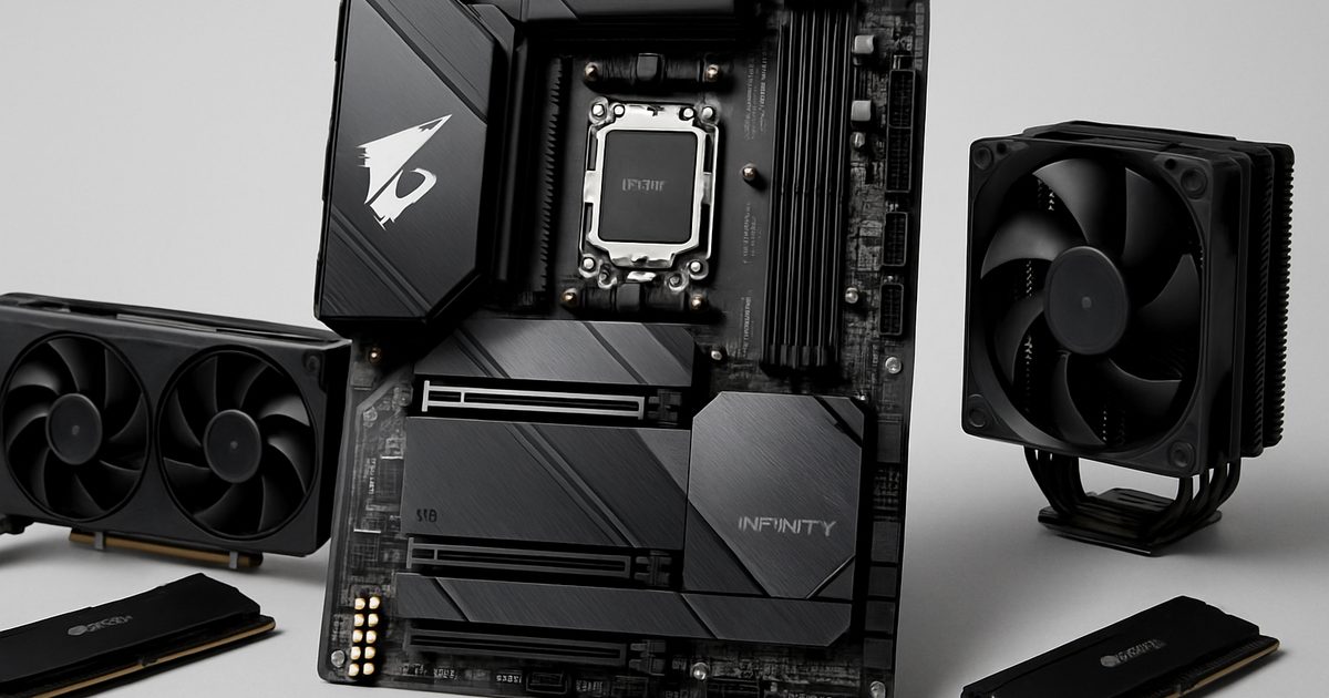 GIGABYTE Lança Placa-Mãe X870 AORUS Infinity para Overclockers