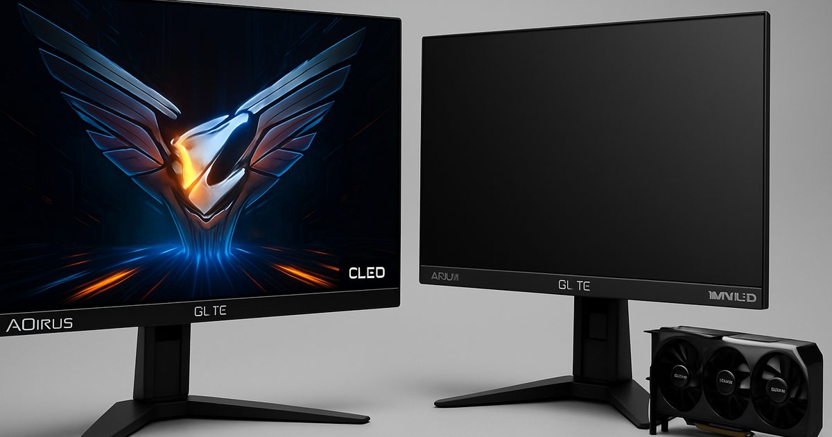 Gigabyte revela monitores AORUS ELITE com painéis OLED e Mini LED