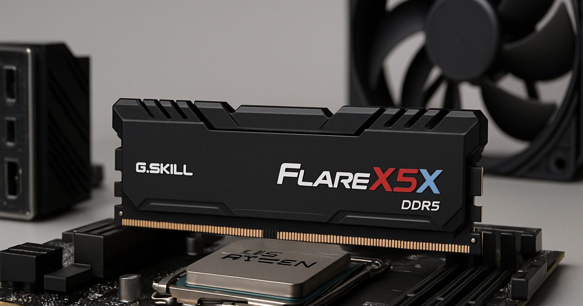 G.SKILL lança Flare X5X DDR5 com tecnologia AMD EXPO-ULL