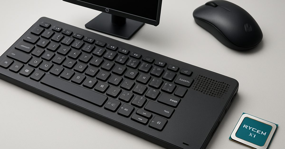 HP EliteBoard G2a: PC em Teclado com Ryzen AI Chama Atenção