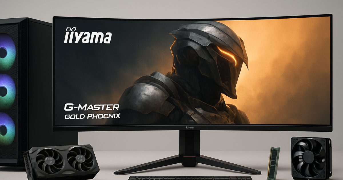 iiyama revela monitor ultrawide G-Master Gold Phoenix de 49"