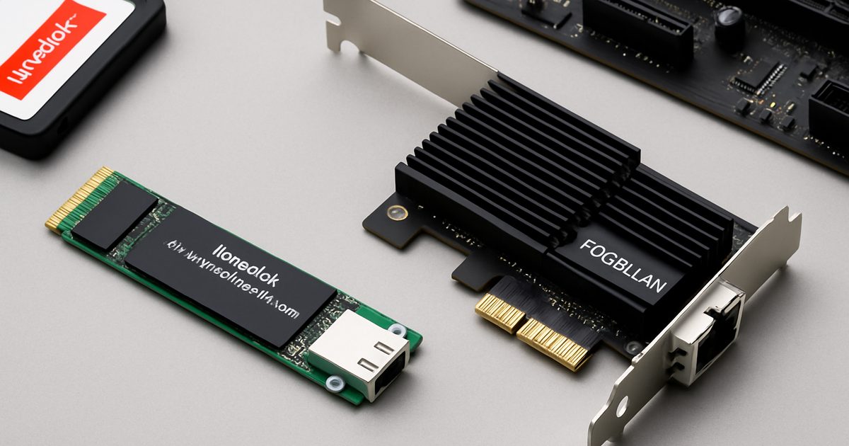 Innodisk Lança Série LAN de Alta Velocidade 10GbE