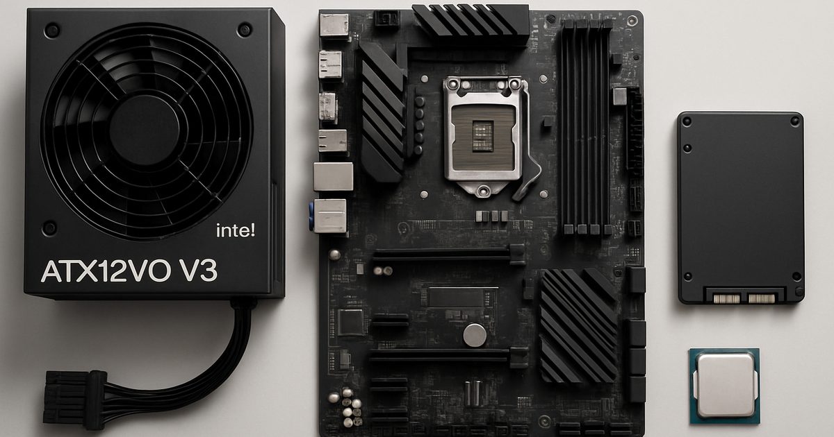 Intel Anuncia Padrão ATX12VO V3 com Maior Eficiência