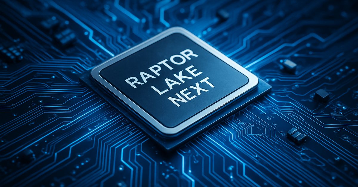 Intel Anuncia Processadores 'Raptor Lake Next' para 2027