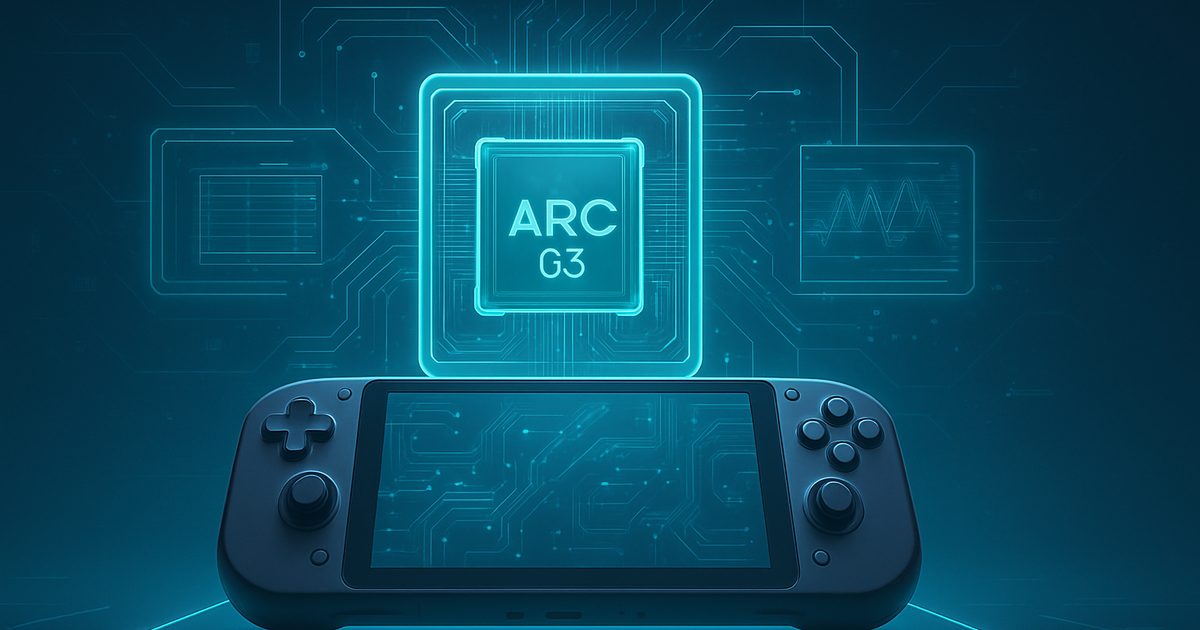 Intel apresenta consoles portáteis com chips Arc G3 na Computex 2026