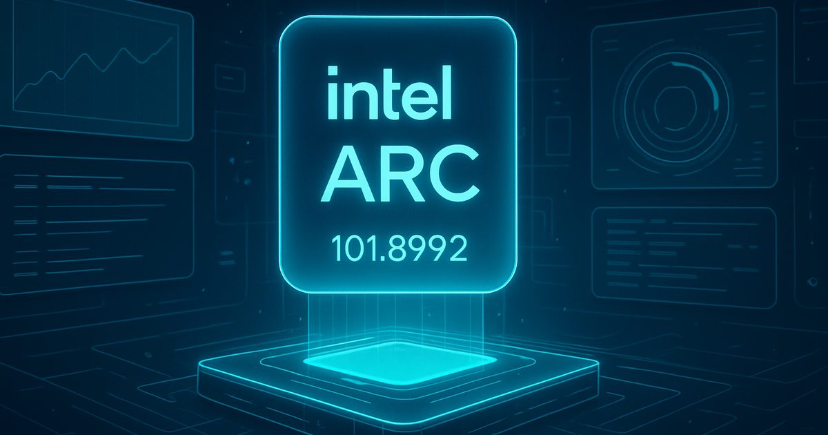 Intel Lança Drivers Beta 101.8992 para GPUs Arc com Novas Otimizações
