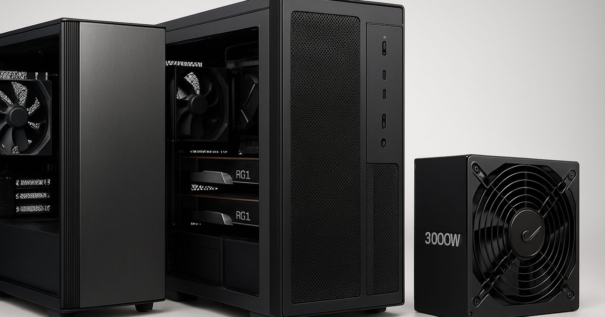 InWin Revela Novidades na Computex 2026: Gabinetes, Workstations e Fonte de 3000W