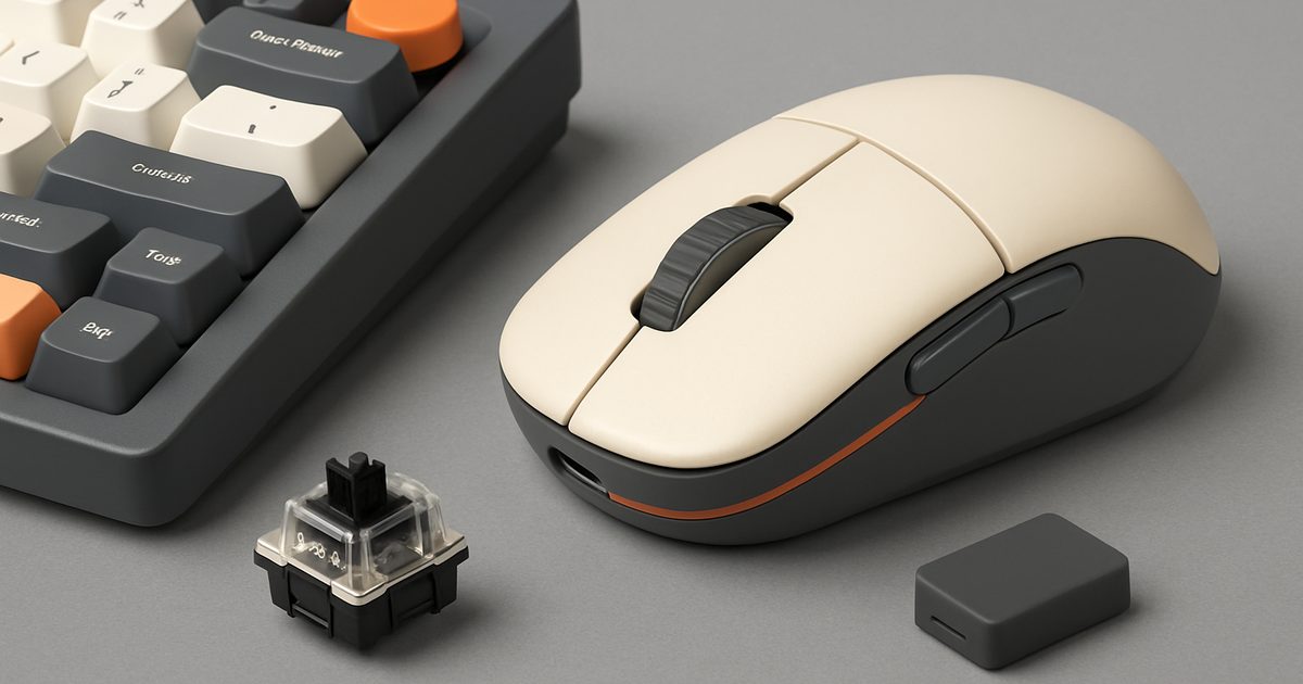 Keychron atualiza mouse M4 com switches MagOpt e cores retrô