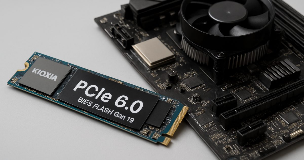 Kioxia Lança Primeiros SSDs PCIe 6.0 com BiCS FLASH Geração 10