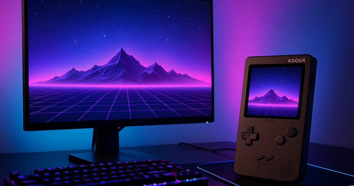 KONKR Pocket Advance: Novo Console Retro Portátil é Revelado