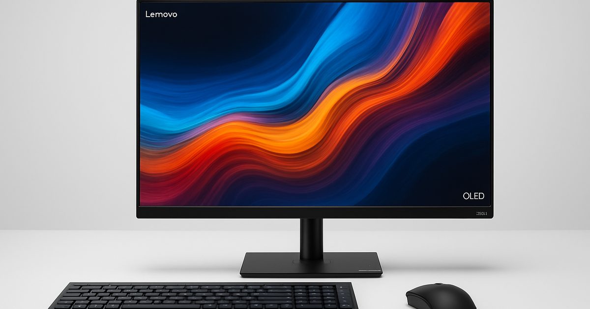 Lenovo lança monitor ThinkVision P27UL-40 IJP OLED para profissionais