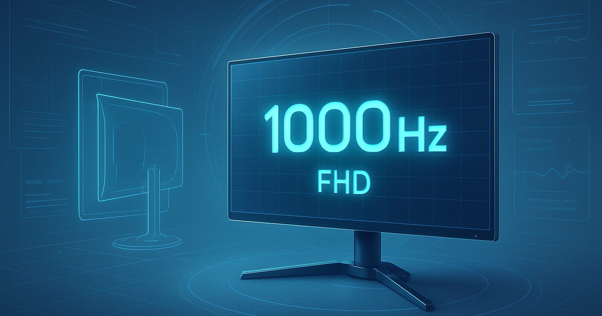 LG Lança Primeiro Monitor Gaming FHD com 1000 Hz Nativos