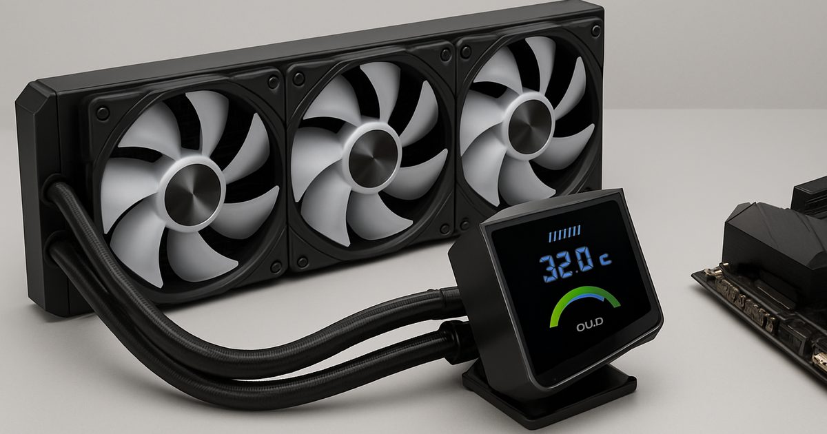 Lian Li Lança HydroShift II OLED Curved 360 com Tela OLED Curva Motorizada