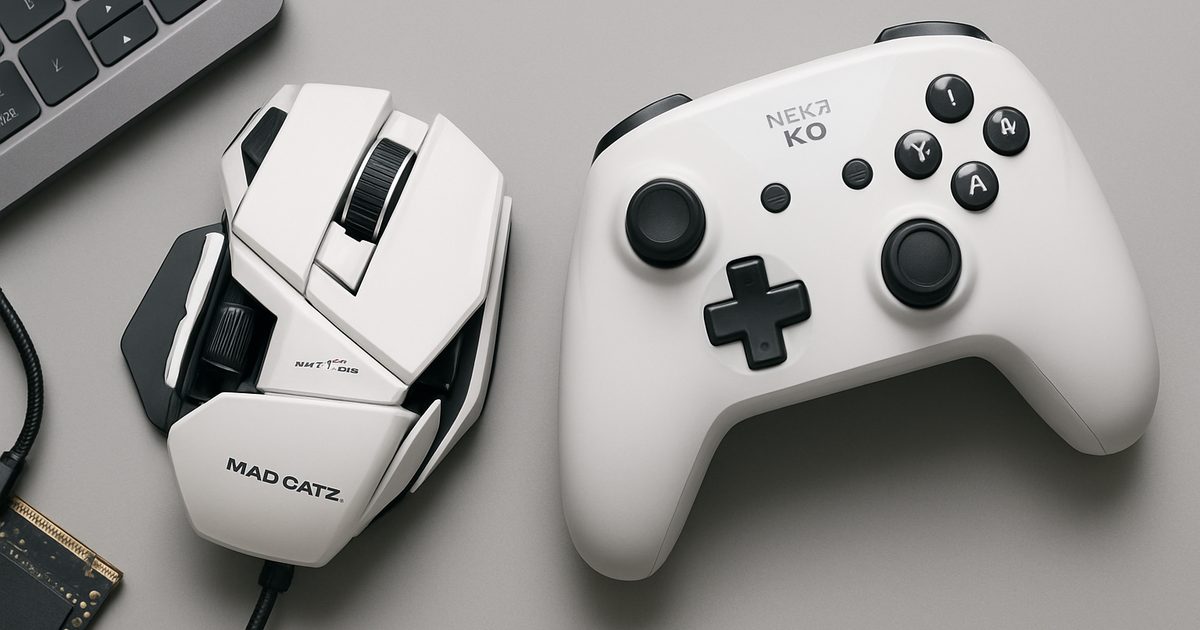Mad Catz revela mouse R.A.T. 7+ e controlador N.E.K.O. K.O.