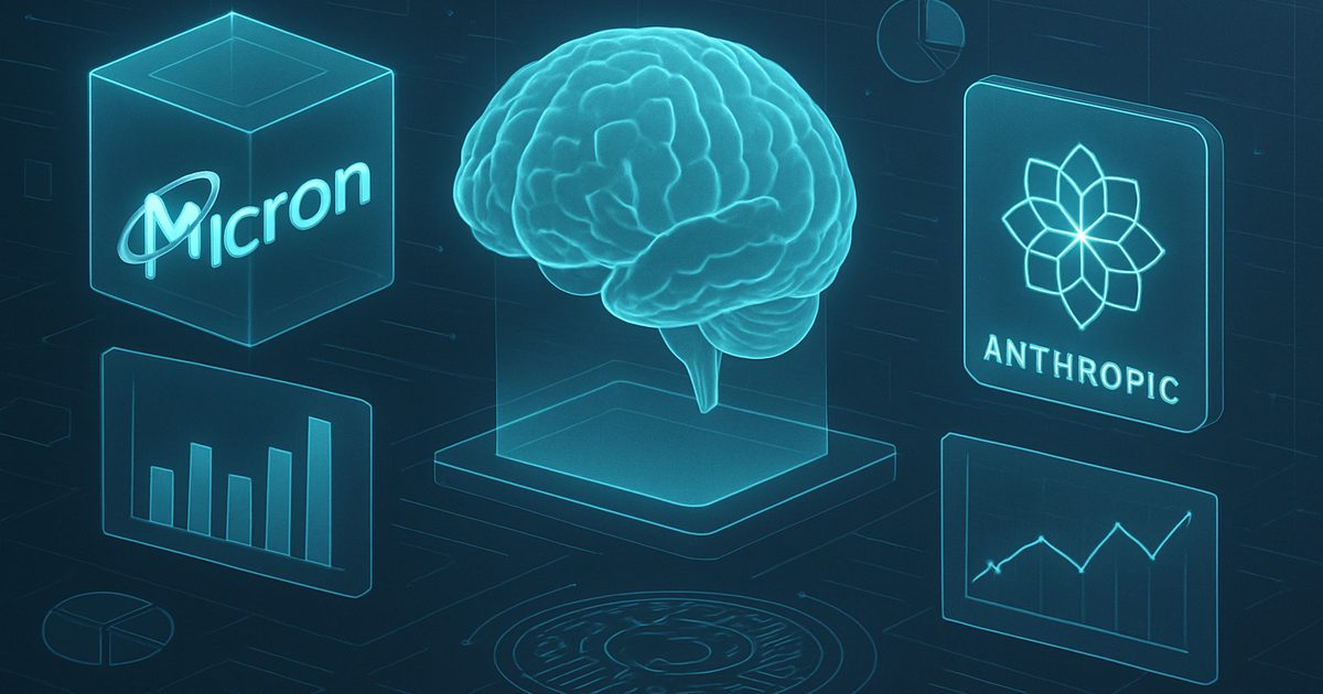 Micron e Anthropic unem forças para impulsionar infraestrutura de IA