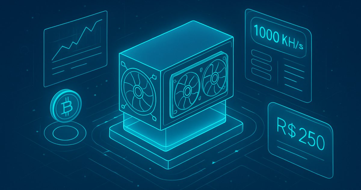 Minerador BlockChance oferece 1.000 KH/s sem PC dedicado por R$250