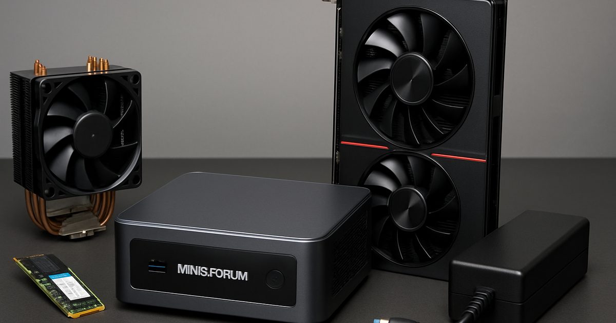 Minisforum AtomMan G1 Pro-89A6: Mini PC com RX 9060 XT