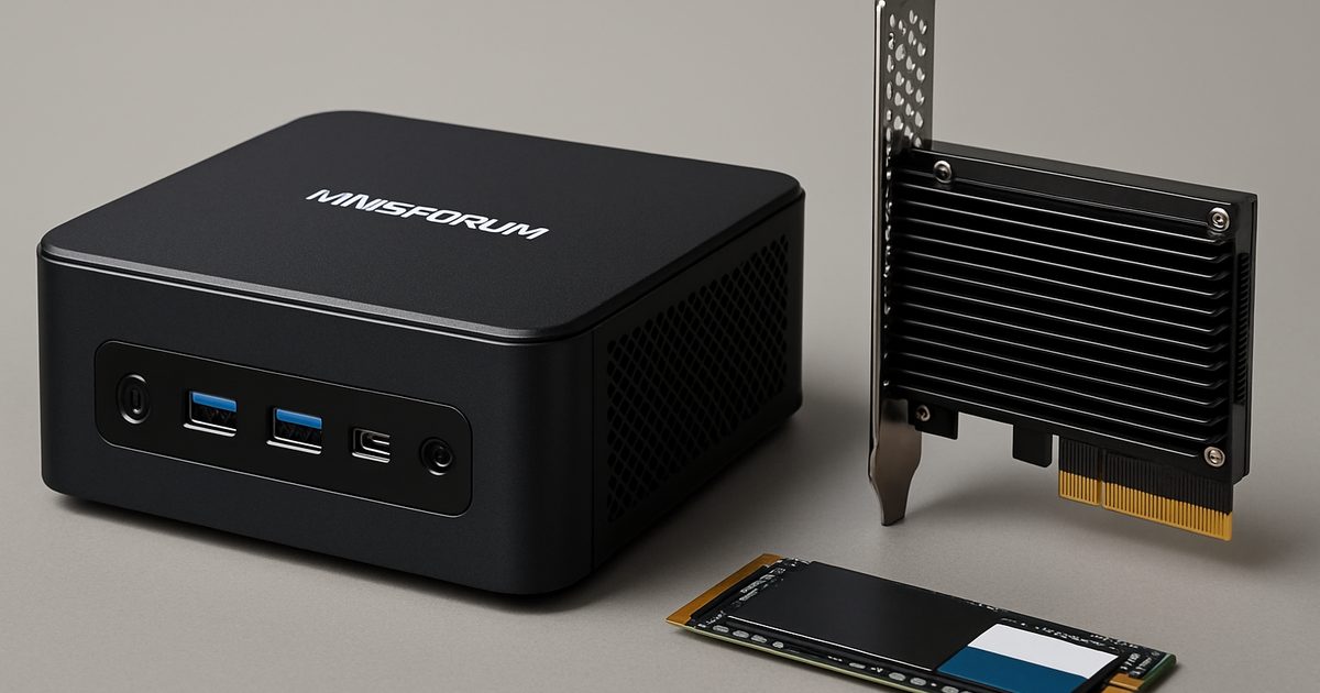 Minisforum MS-03: Mini PC Poderoso com Suporte a PCIe x8