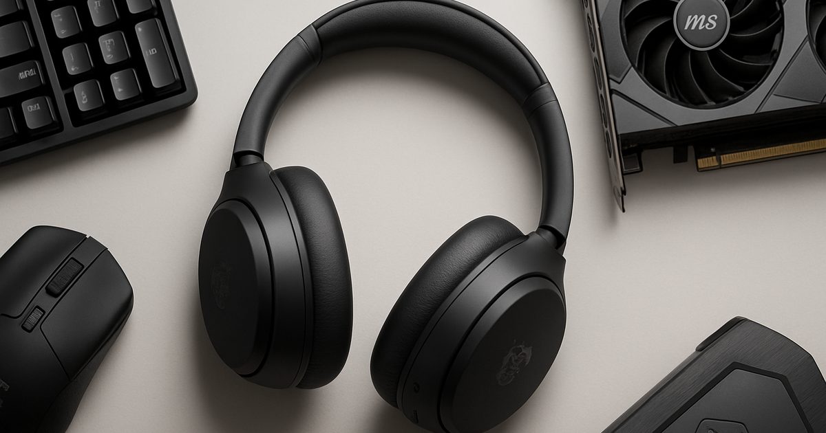 MSI Lança Headset Maestro 500 Wireless com ANC e Longa Bateria