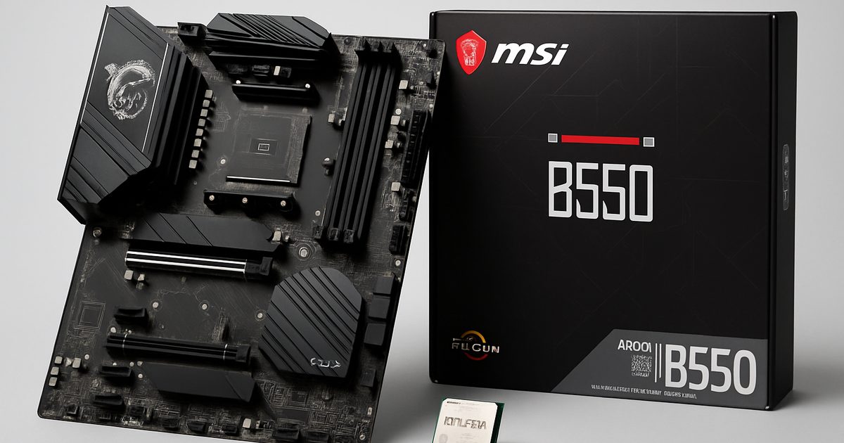 MSI Lança Novas Placas-Mãe B550 para Processadores AMD